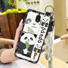 BLU View2/B130DL Phone Case – Silicone, Waterproof, Dust-Resistant, Kickstand, Lanyard Ring, Wristband, Soft Cartoon Design