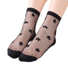 Women's Spring Summer Transparent Star Socks