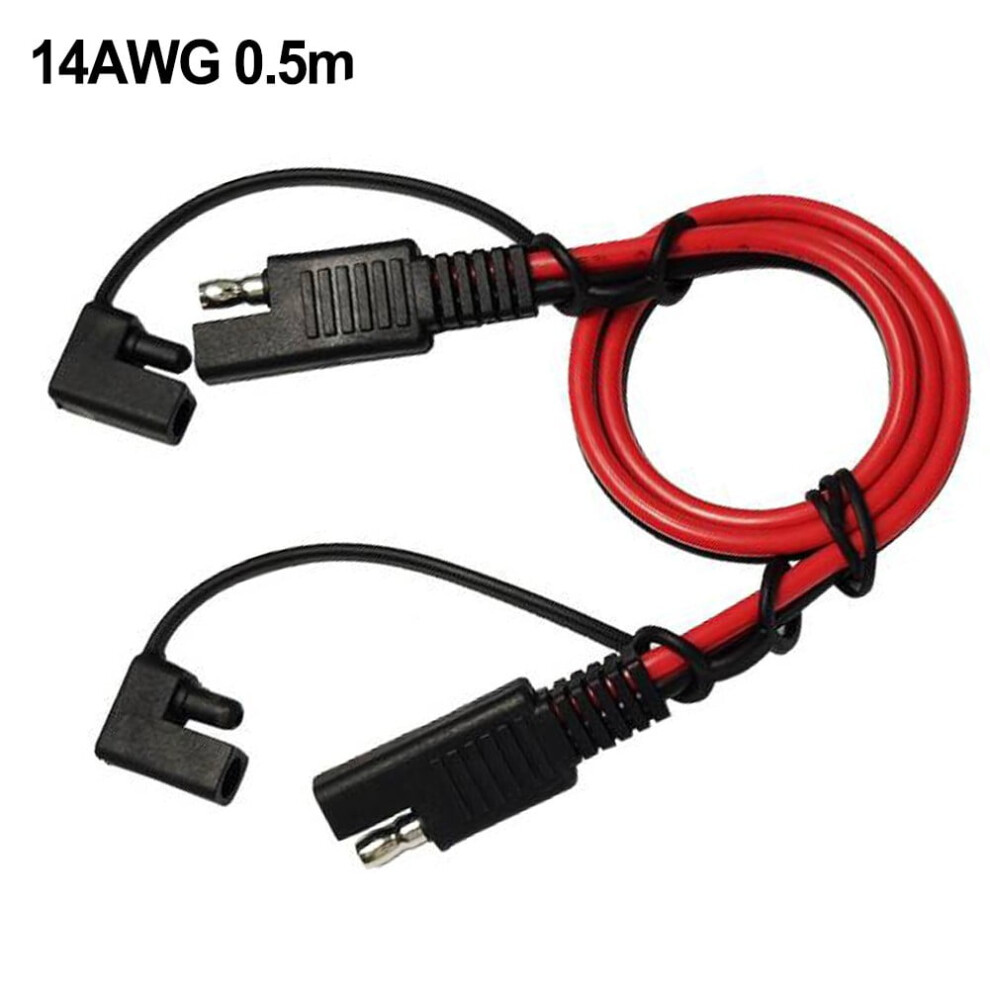 Sae To Sae Extension Cable 14Awg, Quick Disconnect Wire Harness For Solar Panel 0.5M 9130661127318