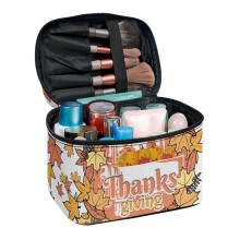 Trousses de maquillage de voyage pour femmes et hommes, idéales pour le camping et les voyages. Organisateur de maquillage avec protège-pinceaux et