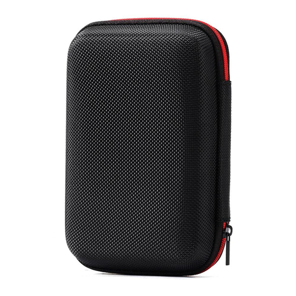 R36s/R35s Retro Handheld Video Game Console, Case Storage Bag Pouch Retro Game Console Protective Zipper Carry Bag Black/Red 9464372752980