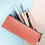 3D Triangle Pattern Canvas Pen Organizer Large Capacity Storage Case for Writing Tools & Office Supplies 5