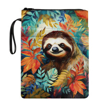 Draagtas, boekenorganizer, houder, opbergtas, decoratieve tas met boekenopbergvak, 11,4 inch x 8,66 inch.