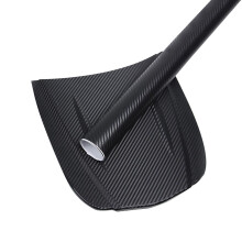 3D Carbon Fiber Car Sticker Black 127x10 cm Waterproof Vinyl