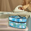 Steamer Storage Bag with Zipper Closure Palm Leaf Pattern 2