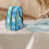 Steamer Storage Bag with Zipper Closure Palm Leaf Pattern 3