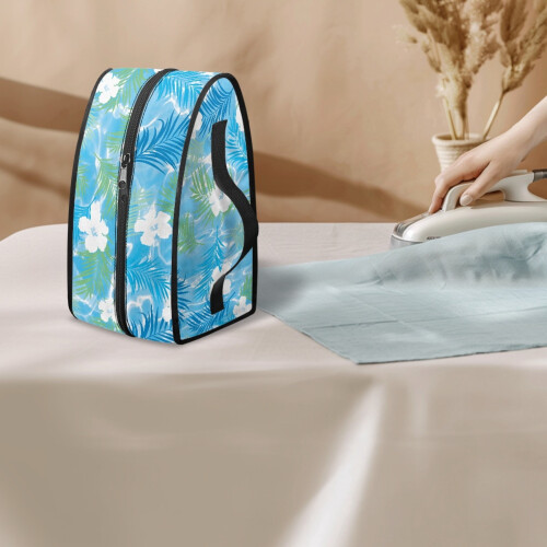 Steamer Storage Bag with Zipper Closure Palm Leaf Pattern 2