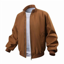 Herren-Freizeitjacke, langärmelig, Bomberjacken-Design, leicht, modisch, ohne Kapuze, Outdoor-Mantel