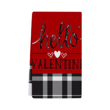 Valentine's Day Kitchen Hand Towel – Super Soft, Absorbent Tea Towel for Cooking, Baking & Table Decor – Durable Holiday Essential, Compatible