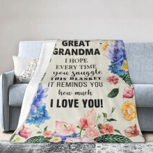 Kuscheldecke für meine Oma, weiche, flauschige Fleecedecke für Sofa, Bett, Wohnzimmerdekoration (50 x 60 Zoll)