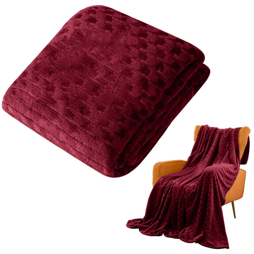 Κουβέρτα Simple&Opulence για καναπέδες για γυναίκες, άνετη και ελαφριά κουβέρτα από φλις 1