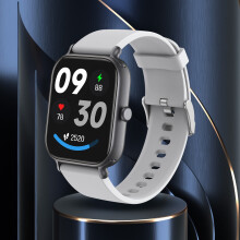 AuroraX 1 in Watches for Women, Touchscreen Fitness Tracker Weather Message Notification Smart Watch for Android Phones (Black)