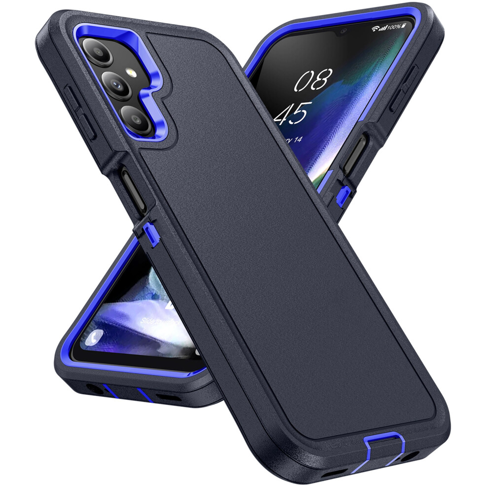 Rugged Case For Compatible With Samsung Galaxy S23 Fe Â Military-Grade, Triple-Layer, Drop-Resistant, Non-Slip, Navy Blue 9464372754038