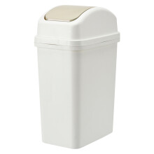 AuroraX Kitchen Trash Can with Swing Lid Large 6 L Garbage Can Minimalist Odor Shield Plastic Trash Bin for Narrow Spaces