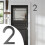 Black Acrylic Floating House Number 5 Inch 2