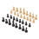 Premium Chess Pieces Checkers Replacement ( Black) 1