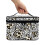 Makeup Case Heart-Shaped Zebra Stripe Brush Bag 3