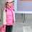 Kids Pink Sleeveless Puffer Vest Collared Zip-Up 4