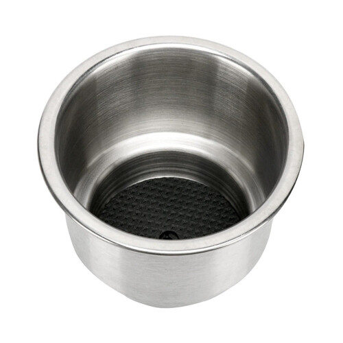 Stainless Steel Drink Holder with Drain for Marine Use