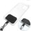 2xDetachable Adjustable Mobile Phone Lanyard Neck Strap Dark Grey 2 Pcs 8