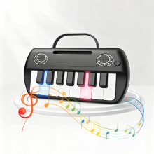 Portable Electronic Keyboard Piano for Beginners – Educational Toy with Multiple Sounds (Black)