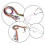 Nylon Rope Eyeglass Cord 12 Pcs 4