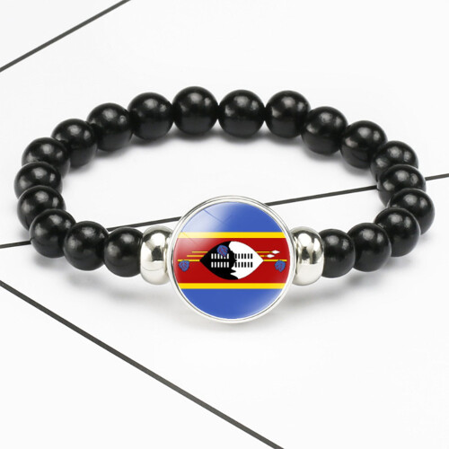 Acrecean Beaded Bracelet, Acrylic, Africa Countries