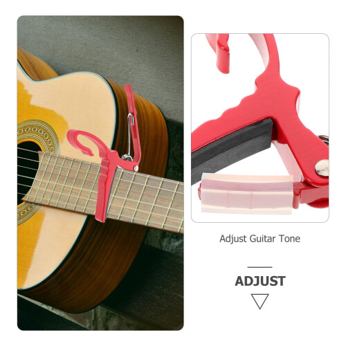 Aluminium Gitarr Capo Universal Bas Capo Ukulele Capo Elgitarrer Trigger Capo för Elgitarr Tillbehör 2
