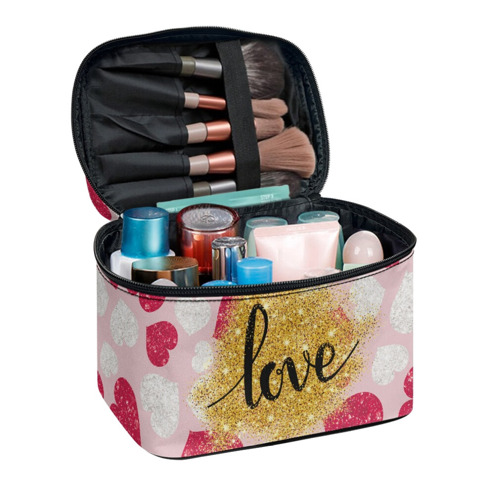 Portable Cosmetic Makeup Bag Travel Make Up Organizer with Large Capacity Portable Travel Cosmetic Bags Home Offices