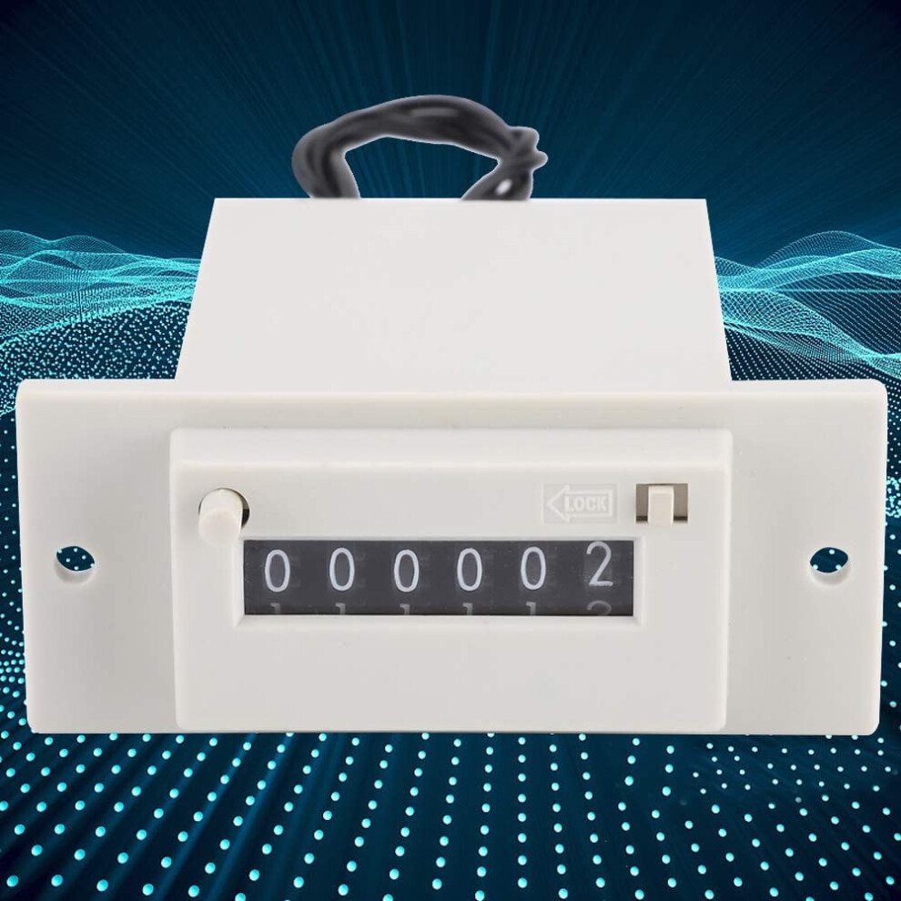 Csk6-Ykw Electromagnetic Counter 6 Digit 0-999999 Pulse Counter Dc 12V 9357860232043