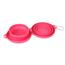 Dog Food Bowl Heat Resistant Silicone Containers Dog Food and Water Bowl Set for Small Medium Pet Car Hiking Camping Indoor Outdoor unusual