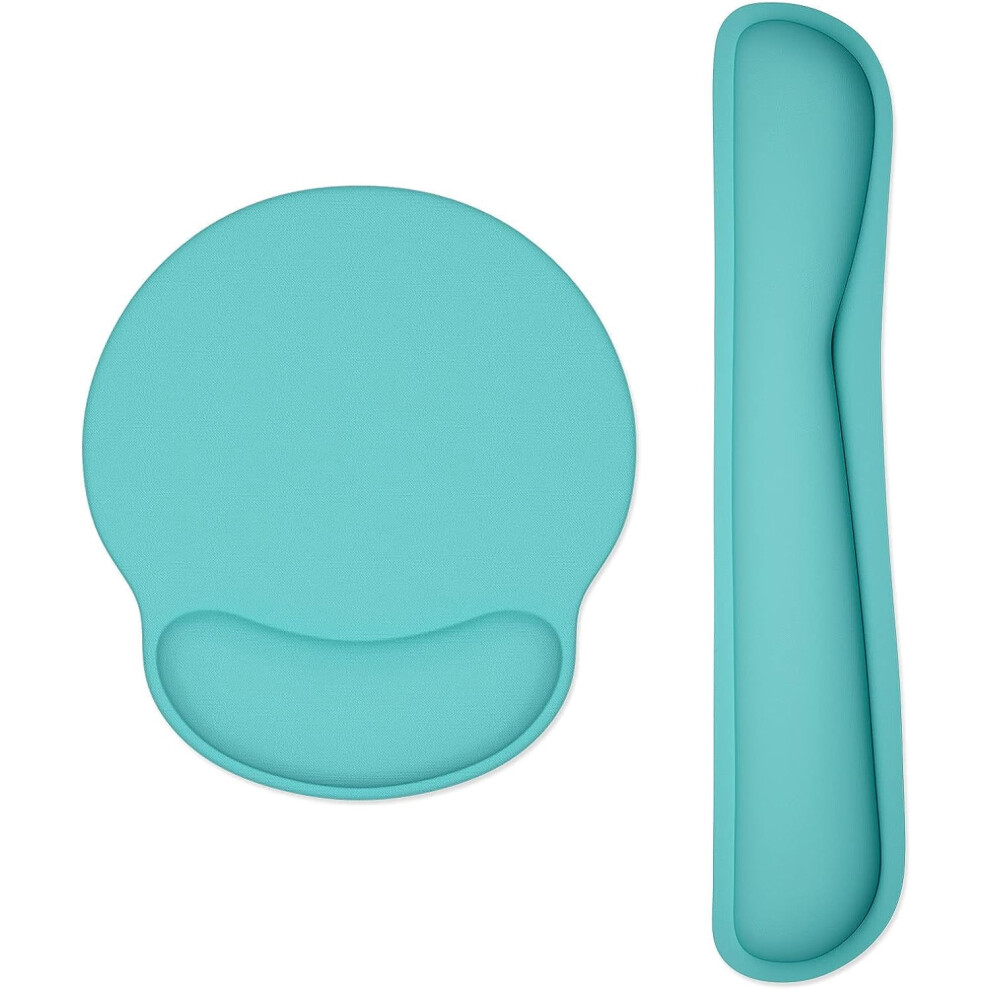 Ergonomic Mouse Pad With Wrist Rest & Memory Foam Keyboard Wrist Rest Â Compatible With All Keyboards & Mice 9357860231664
