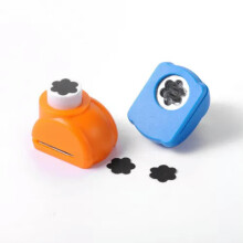 Random Color Mini Plastic Paper Punches Craft Cutter Scrapbooking Pick Patterns-Flower B-8x8mm