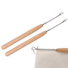 2-Piece Crochet Hook Set with Anti-Slip Threading Hooks for Bead Weaving, Jewelry Making & Crafts – Compatible with Home/Travel Use