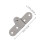 Heavy Duty Attic Ladder Hinge for Loft Ladders, Finish, 1 Piece Replacement Hardware 2