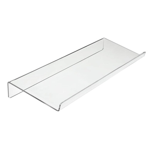 Clear Acrylic PC Computer Tilted Keyboard Stand for Typing And Working, Clear, 43.2x14x4cm 1