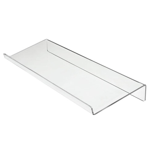 Clear Acrylic PC Computer Tilted Keyboard Stand for Typing And Working, Clear, 43.2x14x4cm 2