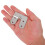 Heavy Duty Attic Ladder Hinge for Loft Ladders, Finish, 1 Piece Replacement Hardware 5