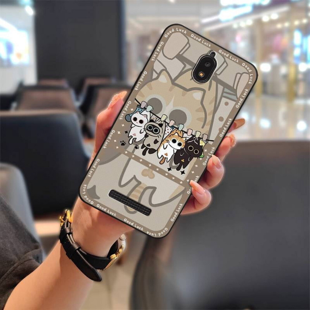 Blu View2/B130dl Cartoon Silicone Tpu Case – Anti-Dust, Waterproof, Full-Wrap, Anti-Knock, Graffiti Design, Dirt-Resistant 9159796996224