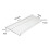 Clear Acrylic PC Computer Tilted Keyboard Stand for Typing And Working, Clear, 43.2x14x4cm 8