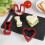 不锈钢心形字母饼干模具 3件套 3