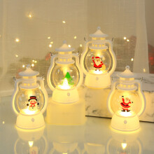 Kerst LED-lantaarn met warm licht en hoge helderheid.
