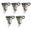 DC-Strombuchsen-Metallstecker-Set, 5-teilig 6