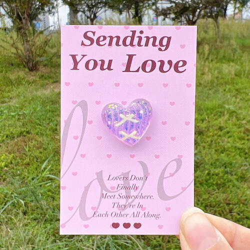 Valentine's Day Pocket Card Set DIY 6PC 1