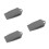 Rubber Door Stopper Wedge 3 Pieces 3