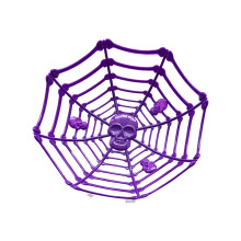 Halloween Spider Web Candy Bowls – Plastic Cobweb Serving Bowls for Party Decor, Trick-or-Treating & Table Centerpieces