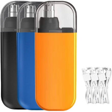 Portable Nose Hair Trimmer, Portable Nose Hair Trimmer Rechargeable for Men Women, IPX7 Waterproof Detachable Head (3pcs)