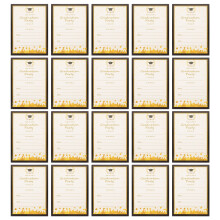 FRCOLOR 20 Pcs Graduation Invitation Party Invitations for High School Dinner