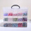 3-layer transparent storage box, stackable storage box, portable craft bead plastic box, jewelry storage box, storage tray 7