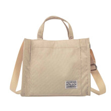 Dámska taška cez rameno, menčestrová crossbody kabelka, malá taška cez rameno